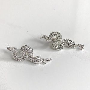 Vivienne Westwood Elysia Snake Crystal Earrings